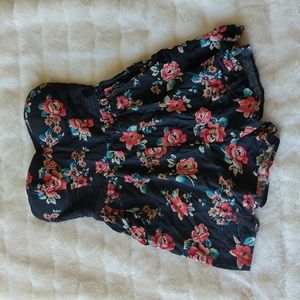 Xhilaration Flower Print Romper